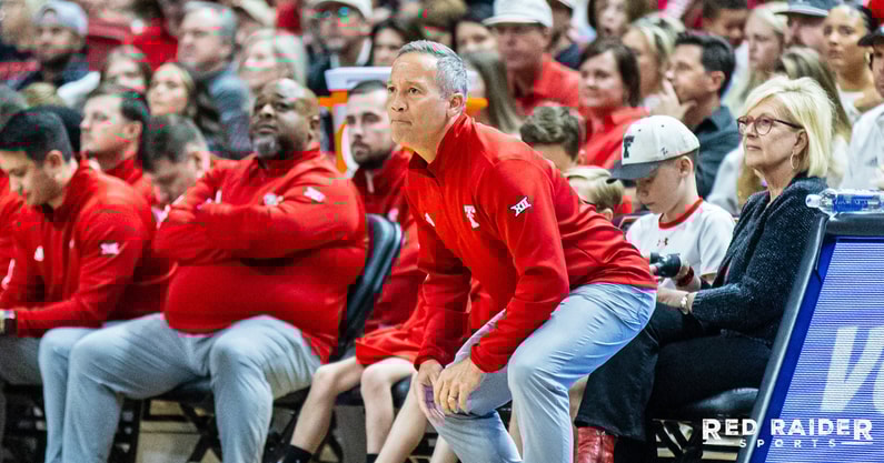 Texas Tech head coach Grant McCasland (Photo by Pat Cockrell/RedRaiderSports.com)