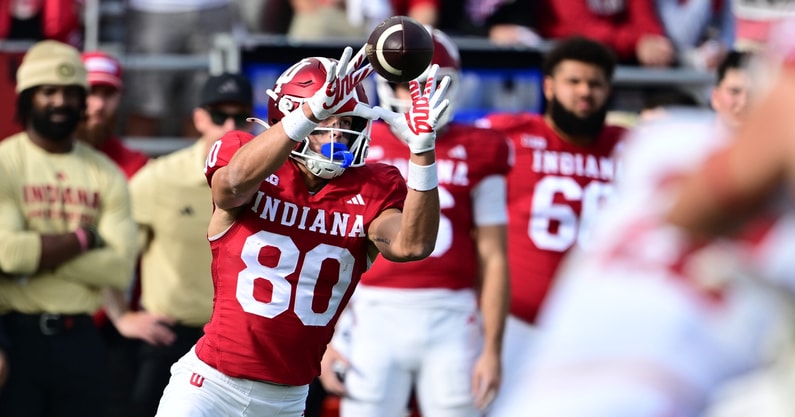 NCAA Football: Wisconsin at Indiana