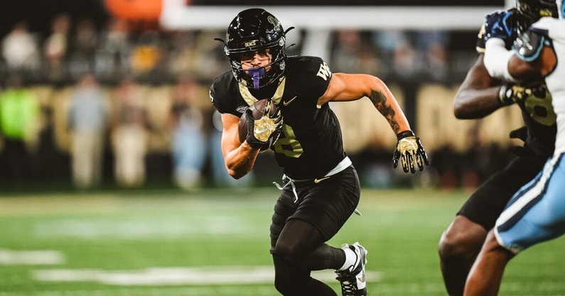 wake forest PFF offense against UNC