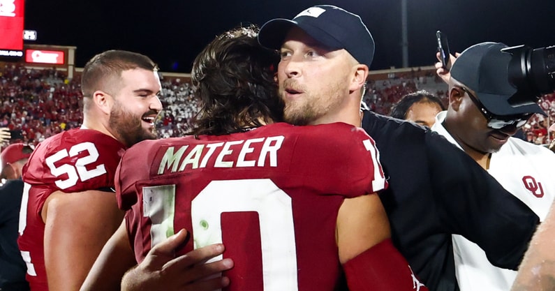 OU football John Mateer and Ben Arbuckle