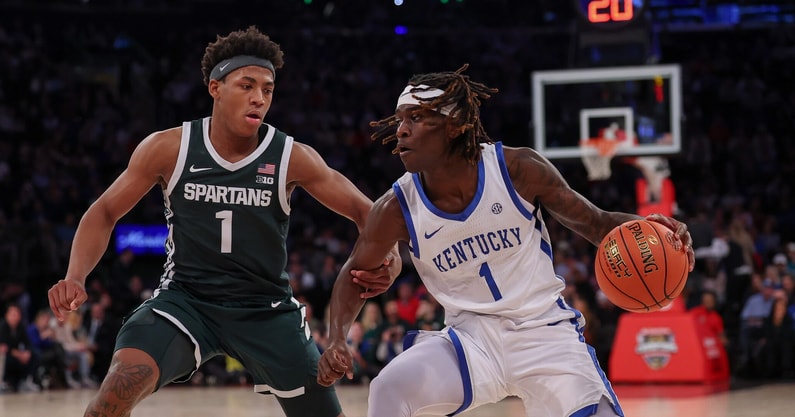 NCAA Basketball: Champions Classic-Michigan State at Kentucky