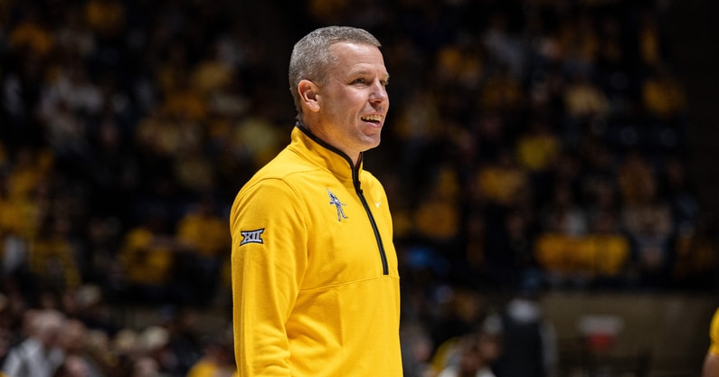 West Virginia head basketball coach Ross Hodge