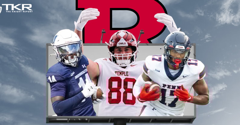 Potential Rutgers Football pass catcher transfer portal targets