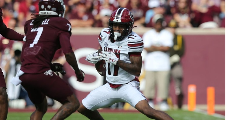 south carolina gamecocks wr jayden sellers