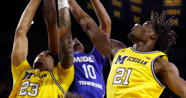 NCAA Basketball: Middle Tennessee State at Michigan