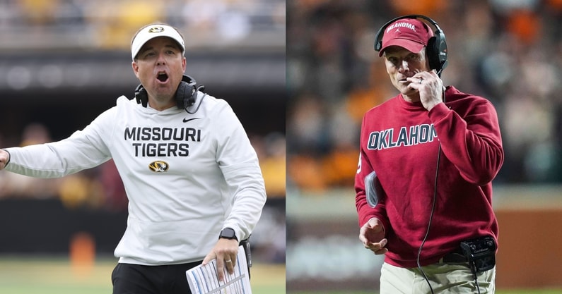 Eli Drinkwitz, Missouri. Brent Venables, Oklahoma