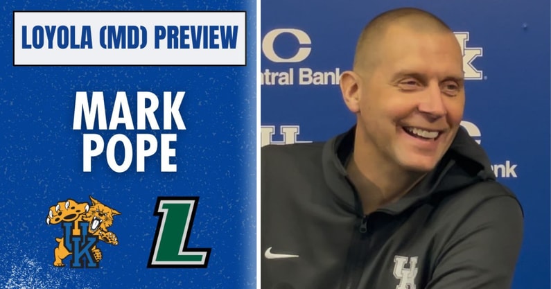 Mark Pope pre-Loyola press conference