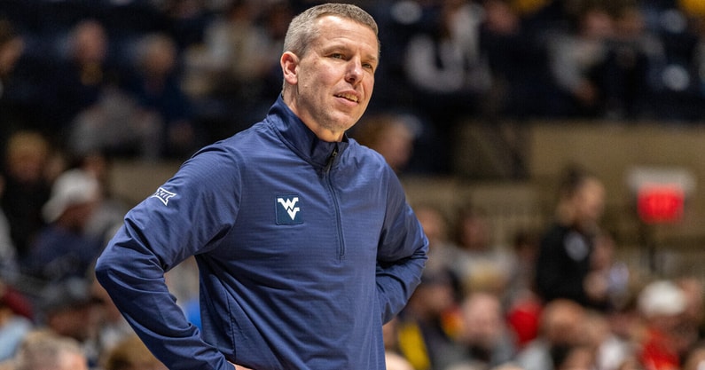 West Virginia head basketball coach Ross Hodge