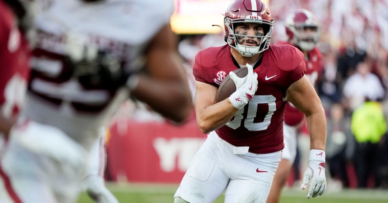 Alabama TE Josh Cuevas