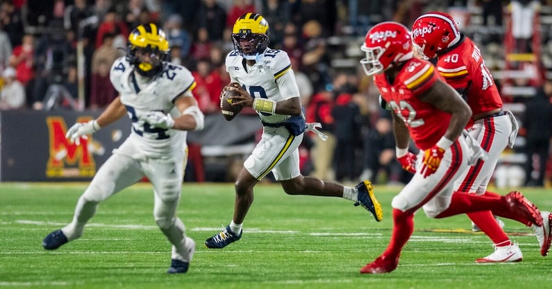NCAA Football: Michigan at Maryland