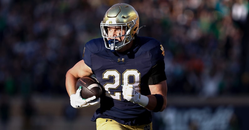 Notre Dame safety Luke Talich Syracuse
