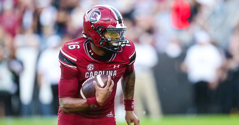 LaNorris Sellers (Photo by Katie Dugan/GamecockCentral)