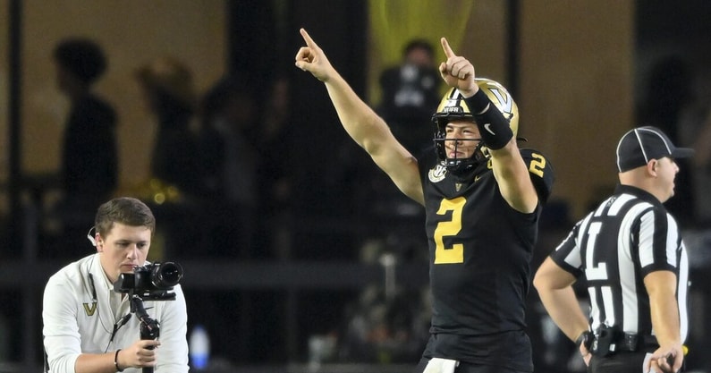 NCAA Football: Kentucky at Vanderbilt