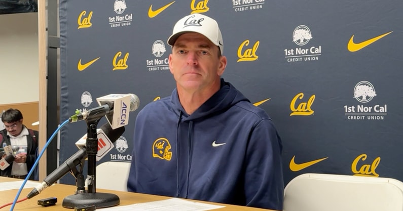 Cal head coach Justin Wilcox