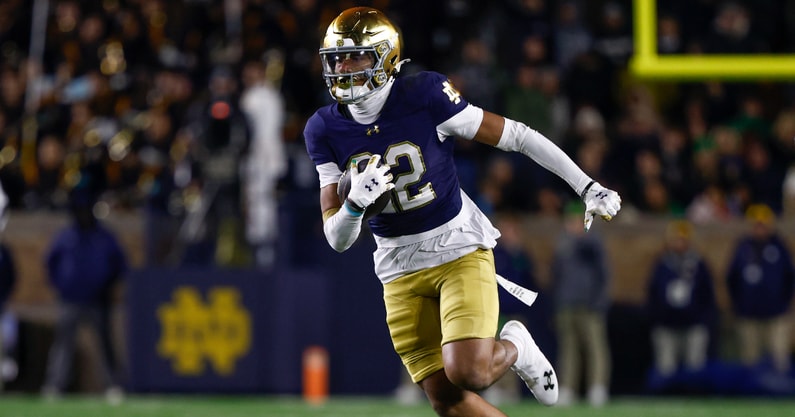 Notre Dame safety Ethan Long Syracuse