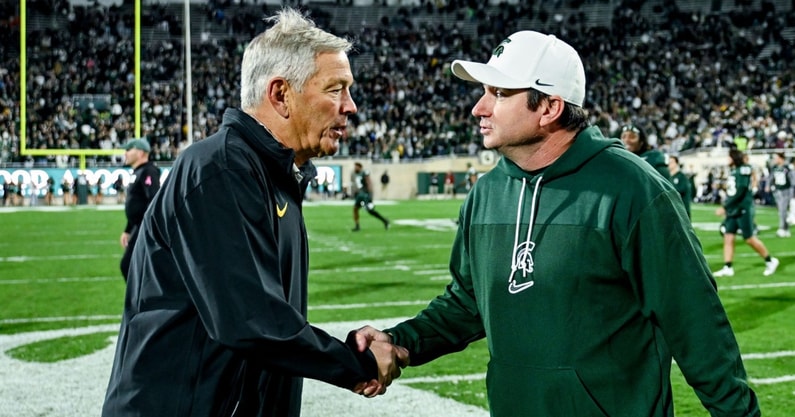 Kirk Ferentz, Iowa. Jonathan Smith, Michigan State