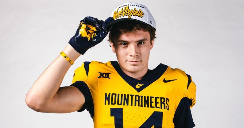 South Anchorage 2026 wide receiver Landon Drumm on his West Virginia official visit