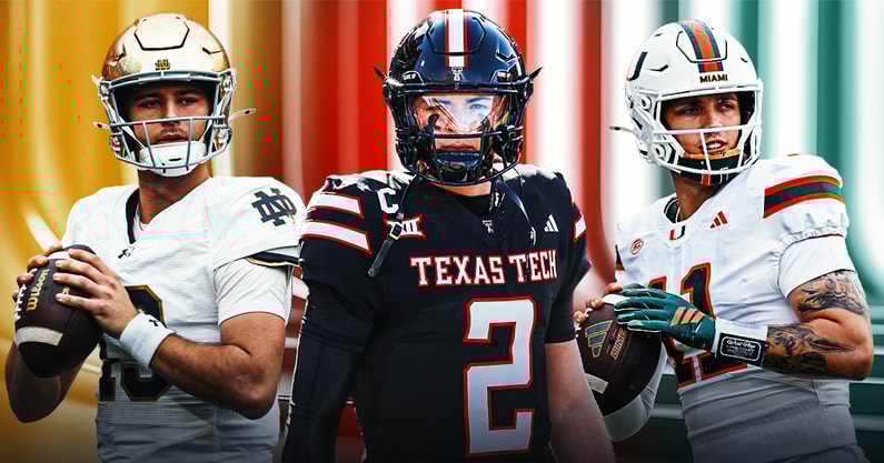 cj carr, carson beck and behren morton afi