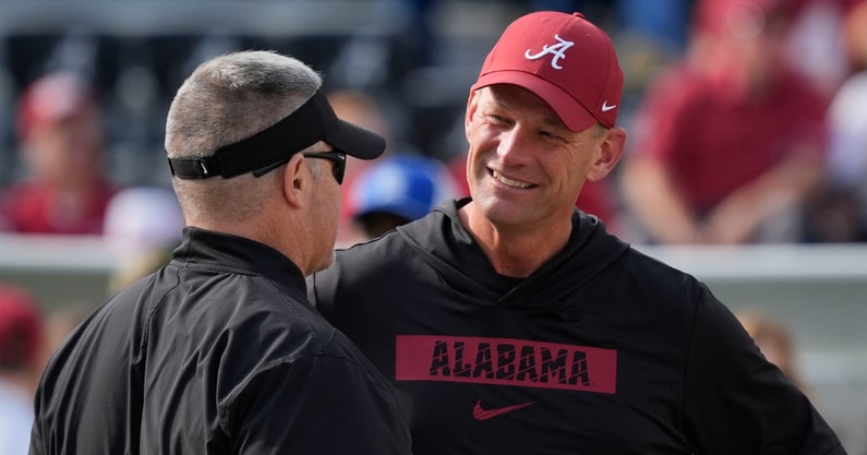 Alabama coach Kalen DeBoer