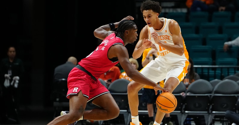 NCAA Basketball: Players Era Championship-Tennessee at Rutgers