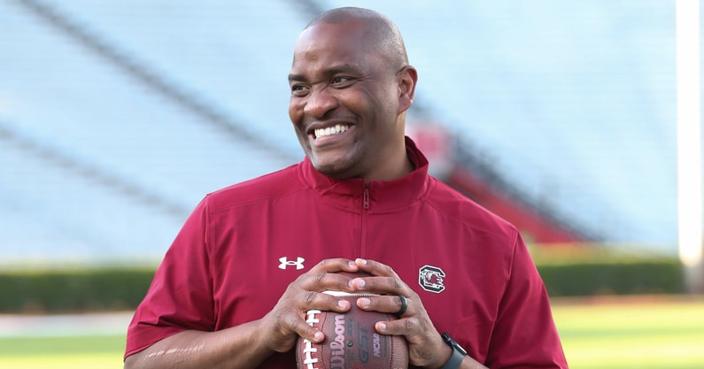 South Carolina defensive coordinator Clayton White. Photo by: CJ Driggers | GamecockCentral