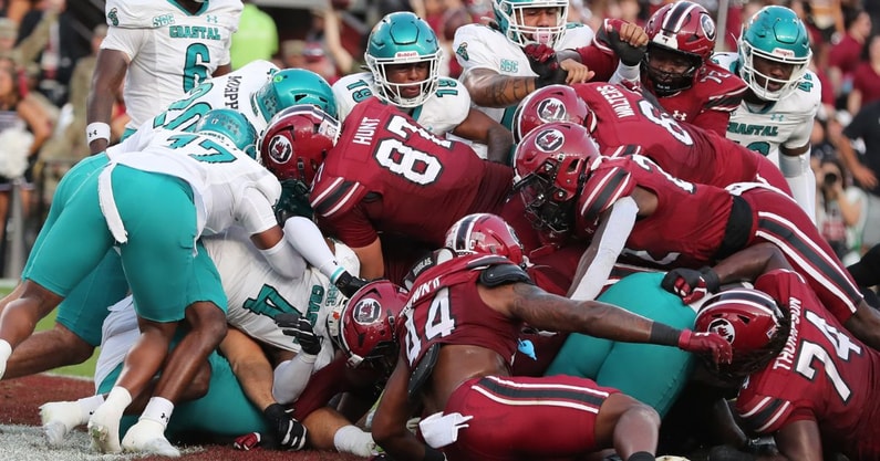 south carolina gamecocks te brady hunt