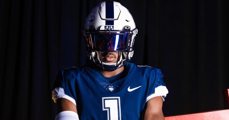 2026 UConn Football recruit Deion Thomas on his Official Visit