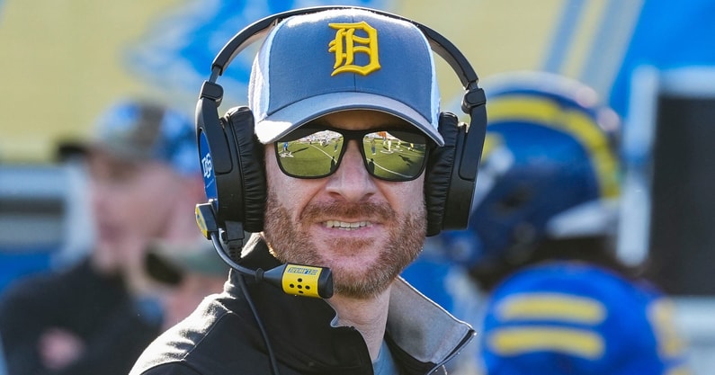 Delaware head coach Ryan Carty