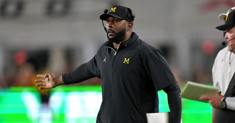 Sherrone Moore by © Jayne Kamin-Oncea-Imagn Images