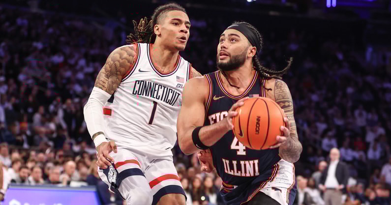 NCAA Basketball: SentinelOne Showdown-Connecticut at Illinois