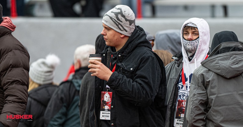2028 OT Declan Heying at Nebraska for Iowa game