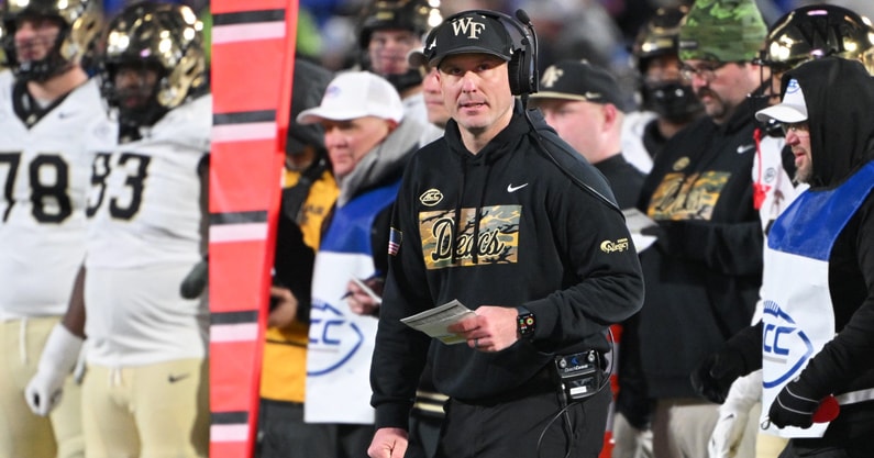 wake forest drops ball