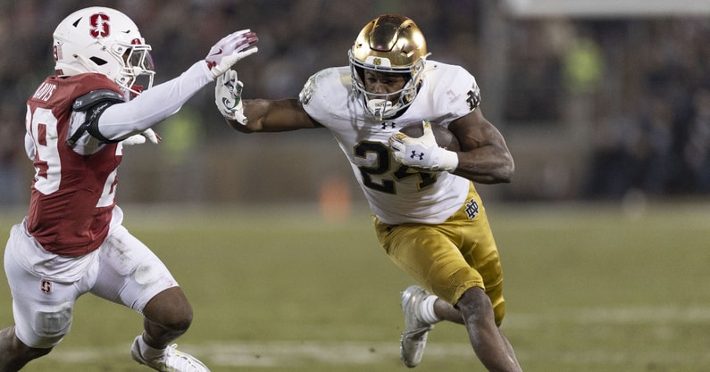 Notre Dame RB Jadarian Price Stanford