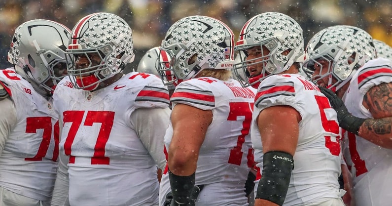Ohio State offensive line The Game Birm LR