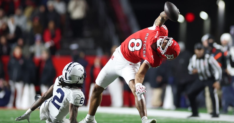 Rutgers Football WR KJ Duff versus Penn State 2025