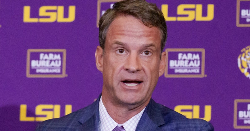 LSU HC Lane Kiffin