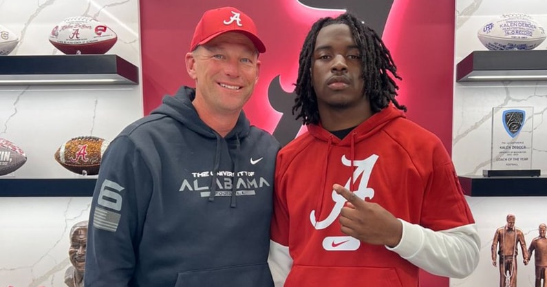 Kalen DeBoer and Jireh Edwards, Alabama