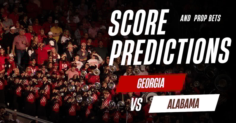 Score predictions and Prop bets