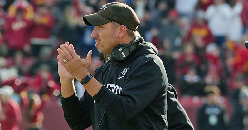 Iowa State head coach Matt Campbell