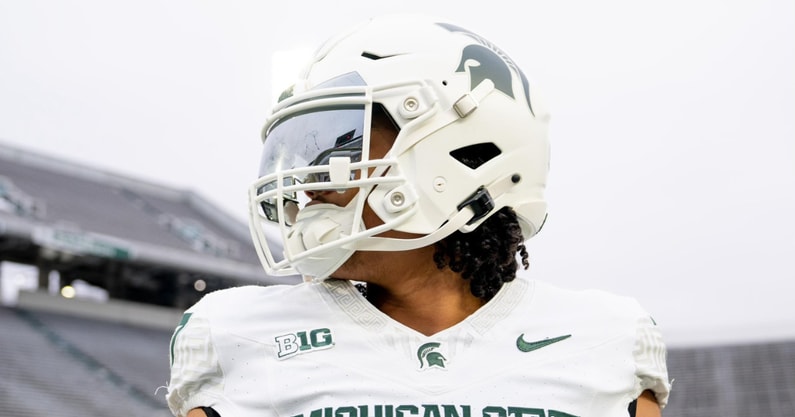 Michigan State EDGE Stone Chaney (photo courtesy of Stone Chaney via Twitter).