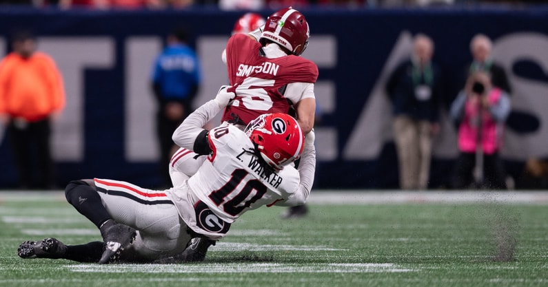 Zayden Walker SEC Championship Game.