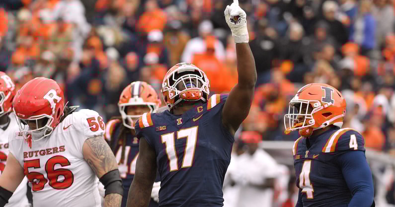 NCAA Football: Rutgers at Illinois