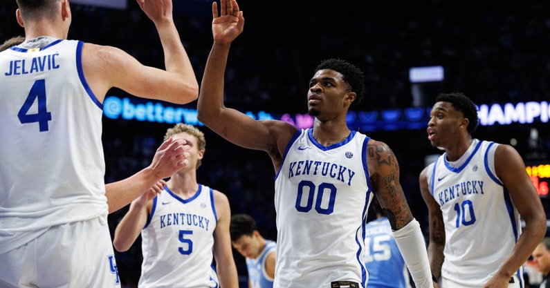 NCAA Basketball: North Carolina at Kentucky