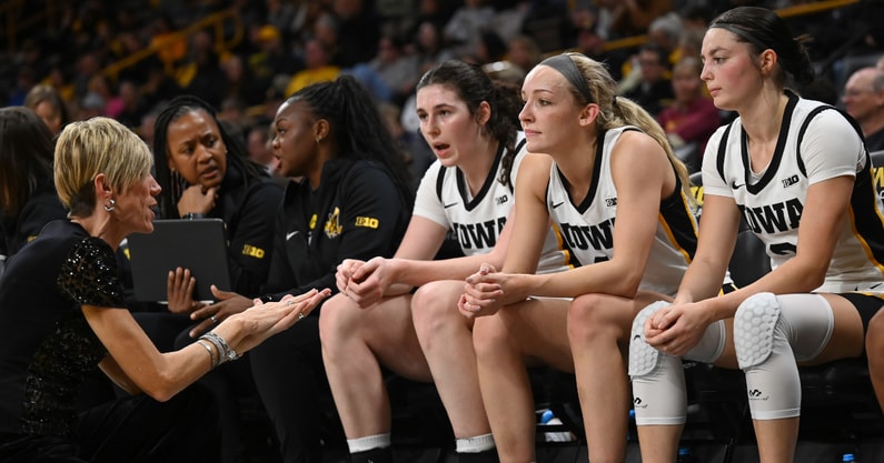 HawkeyeReport breaks down the Hawkeyes on/off court splits. (Photo by Dennis Scheidt)