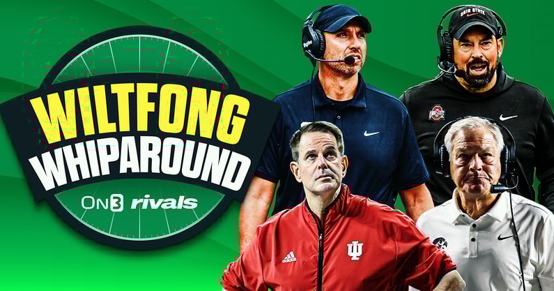 Matt Campbell, Ryan Day, Curt Cignetti and Kirk Ferentz