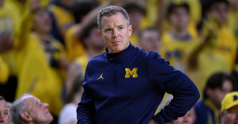 Michigan Wolverines basketball head coach Dusty May coached another win. (Photo by Lon Horwedel / TheWolverine.com)