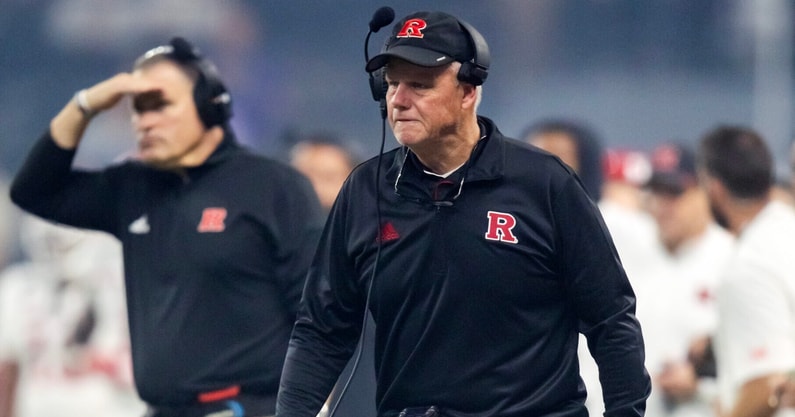 Rutgers Football Offensive Line coach Pat Flaherty during the Rate Bowl 2024