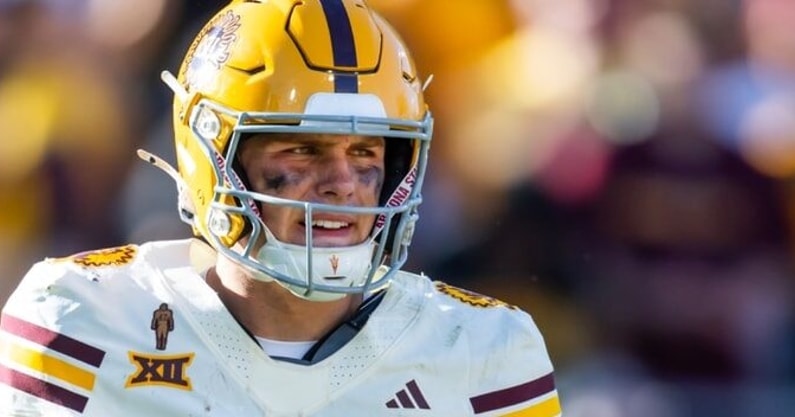 LSU is in the mix for Arizona State transfer QB Sam Leavitt (Photo: USA Today)