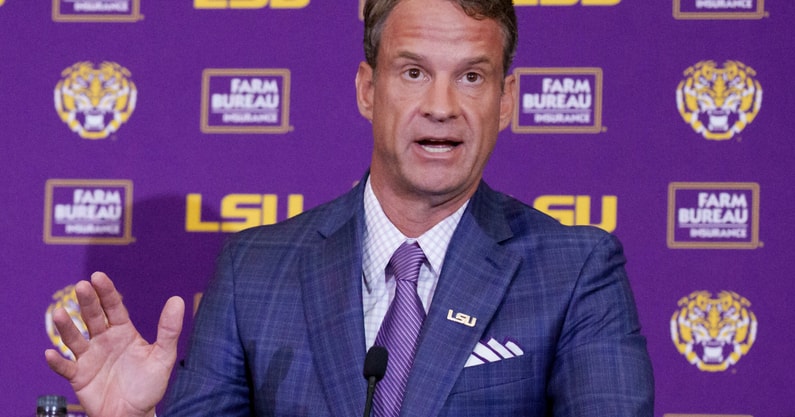 NCAA Football: Louisiana State Head Coach Lane Kiffin Introductory Press Conference