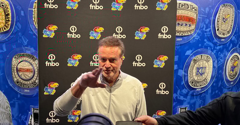 Bill Self talks Davidson